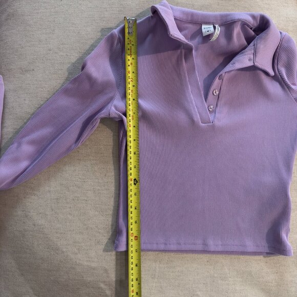 Lavender Shirt With Collar Size Small (Twik by Simons) - Picture 2 of 9